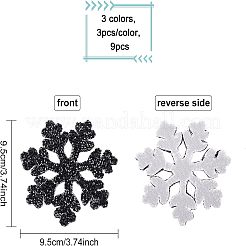 Weihnachten Schneeflocke Strass Flecken&nbsp;DIY-FG0001-72