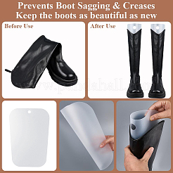 Inserts de forme de shaper de botte en plastique&nbsp;DIY-CY0003-33B-01