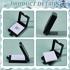 Contenitore di monili di plastica&nbsp;ODIS-WH0043-130B