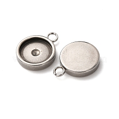 201 cabochon pendenti in acciaio inossidabile&nbsp;STAS-D379-04C-P