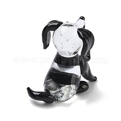 Handgefertigte Hunde-Dekorationen aus Glas&nbsp;LAMP-F043-10A