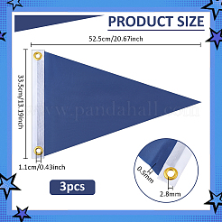 Pavillon de signalisation marine en polyester&nbsp;AJEW-WH0794-16C