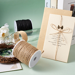 2 rouleau de cordon de jute de couleur terre bicolore&nbsp;OCOR-CD0001-05