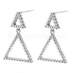 Ohrstecker aus Messing&nbsp;KK-N232-106P-NF