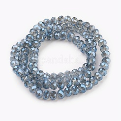 Chapelets de perles en verre électroplaqué&nbsp;GLAA-K027-FR-A03
