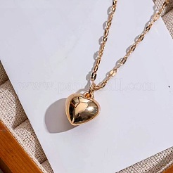 Ensembles de boucles d'oreilles et colliers pendentifs en alliage avec fermoir à levier en forme de cœur et de fleur pour femmes&nbsp;WG5521E-01