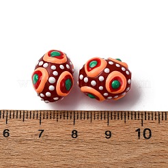 Perles de verre émaillé&nbsp;GLAA-C038-01A