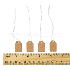 100 Stück Anhänger aus Kraftpapier.&nbsp;AJEW-FS0001-14