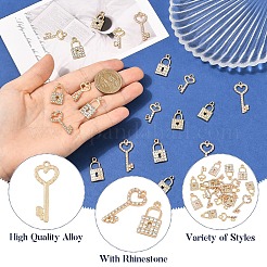 20pcs 4 Arten Legierungsanhänger&nbsp;ALRI-YW0001-41