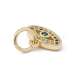 Micro Pave Bijoux de zircone cubique en laiton de placage en râtelier&nbsp;KK-G451-21G