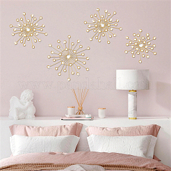 4 decorazione murale in ferro e acrilico&nbsp;AJEW-WH0871-55G