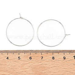 Shegrace Messing-Creolen-Ohrring-Verschlüsse&nbsp;XGRPCH918-218P
