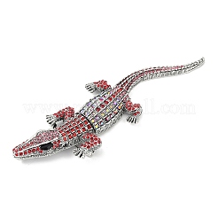 Broches alligator en strass en alliage&nbsp;X1-JEWB-S022-07A