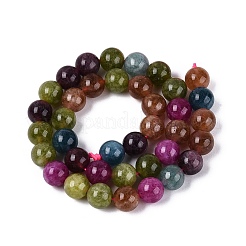 Chapelets de perles de quartz naturel&nbsp;G-N363-10mm-06