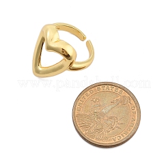 Offene Manschettenringe aus Messing für Damen&nbsp;LS-RJEW-F171-01G-01