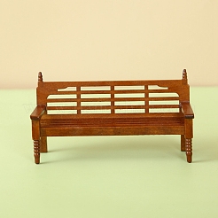 Décoration de banc avec dossier en bois&nbsp;PW-WGF4E03-01