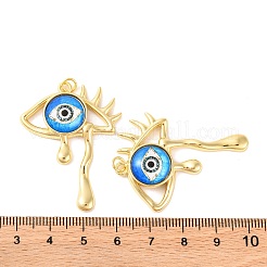 Porte micro ouvrent pendentifs zircone cubique en laiton de placage&nbsp;KK-H486-23G-04