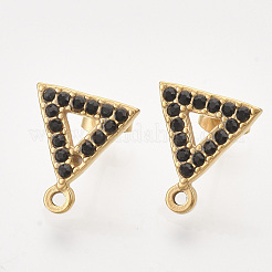 Accesorios para pendientes de acero inoxidable 304&nbsp;STAS-T052-04G