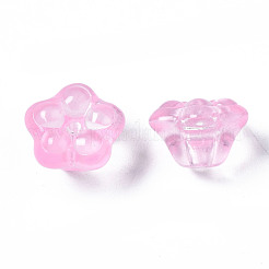 Perlas de vidrio pintado en aerosol transparente&nbsp;GGLA-S054-011E-01