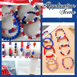 Kits de diy para encontrar joyas con temática del Día de la Independencia&nbsp;DIY-SP0002-75
