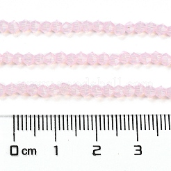 Peinture de cuisson perles de verre transparentes brins&nbsp;DGLA-F029-J2mm-08
