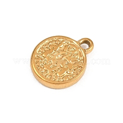 Pendentifs en acier inoxydable 304 martelé&nbsp;STAS-L313-11G