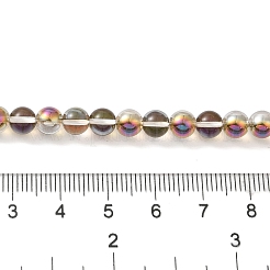 Trasparenti perle di vetro placca fili&nbsp;GLAA-T032-T6mm-C08