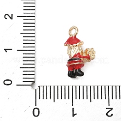 Noël pendentifs émail en alliage&nbsp;ENAM-F156-01G-01