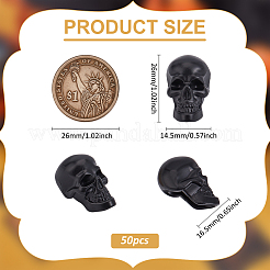 Mini decorazioni espositive in plastica a forma di teschio&nbsp;KY-WH0056-11A