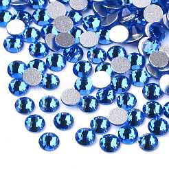 Cabochons de strass dos plat en verre&nbsp;X-RGLA-S002-12SS-29