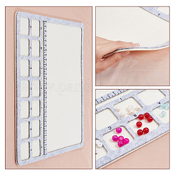 Designtafeln aus Filzperlen&nbsp;TOOL-WH0002-65