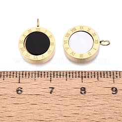 Pendentifs en acier inoxydable 304 émaillés&nbsp;STAS-Q111-07G