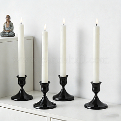18 bougeoir en aluminium et fer&nbsp;AJEW-WA0004-85B