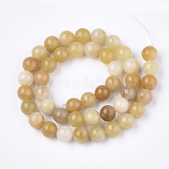 Natürlichen Topas Jade Perlen Stränge&nbsp;X-G-S259-45-6mm