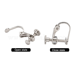 Vite d'ottone sui risultati degli orecchini a clip&nbsp;X-KK-L164-02