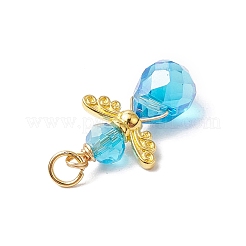 Pendentifs en verre plaquent&nbsp;PALLOY-JF03508-01
