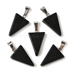Pendentifs en obsidienne naturelle&nbsp;X-G-B127-04P-06