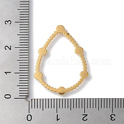 Pendentifs en acier inoxydable 304 doré avec strass&nbsp;STAS-Q312-02C-G