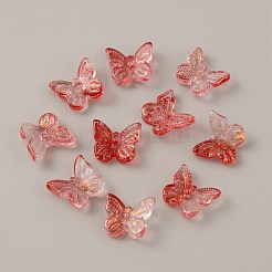 Perles de lampwork de sable doré faites à la main&nbsp;LAMP-WH0001-11C