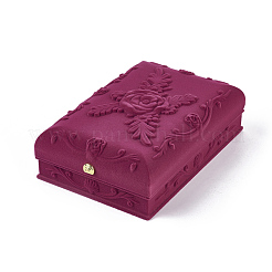Rosenblumenmuster Samtschmuck Set Boxen&nbsp;VBOX-O003-02