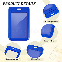 96 soporte rectangular para tarjetas de identificación de PVC de 12 colores&nbsp;DIY-WA0001-29