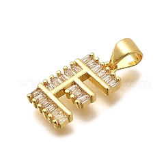 Porte micro ouvrent pendentifs zircone cubique en laiton de placage&nbsp;KK-L226-100G-E