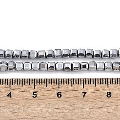 Galvanisierte synthetische nichtmagnetische Hämatitperlenstränge&nbsp;G-H072-C01-02