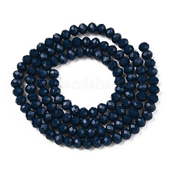 Fili di perline di vetro opaco tinta unita&nbsp;EGLA-A034-P4mm-D16