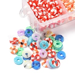 658 Stück 7 Farben handgefertigte Polymer Clay Perlen&nbsp;CLAY-YW0001-78
