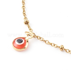 Set di cavigliere con ciondolo a lume malocchio&nbsp;AJEW-AN00421