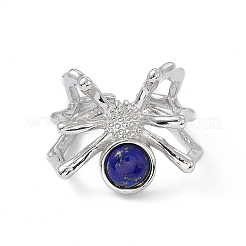 Manschettenringe aus natürlichen Edelsteinen der Spinne&nbsp;RJEW-G273-02P