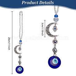 Decorazione pendente in vetro&nbsp;HJEW-DR00009