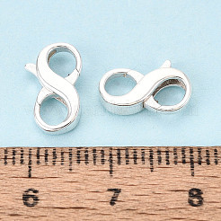 925 doppelt öffnender Karabinerverschluss aus Sterlingsilber&nbsp;STER-T008-73S-01