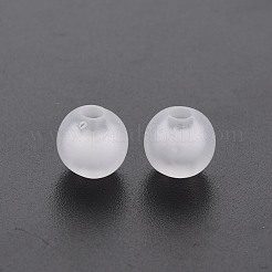Gefrostet Acryl-Perlen&nbsp;X-FACR-Q006-8mm-01